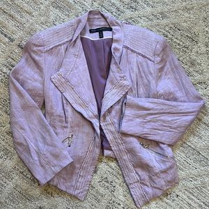 White House Black Market Edgy Linen Sport Coat